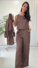 trijunto Lucilene 100% Linho