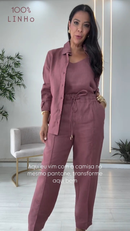 Conjunto em 100% Linho Jordana