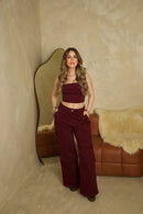 Conjunto Cargo Vinho